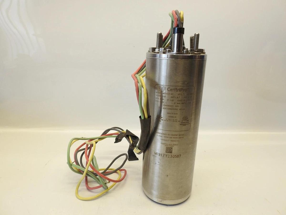 Goulds Centripro M07412-01 , 3/4 HP 3-Wire 4" Submersible Pump Motor