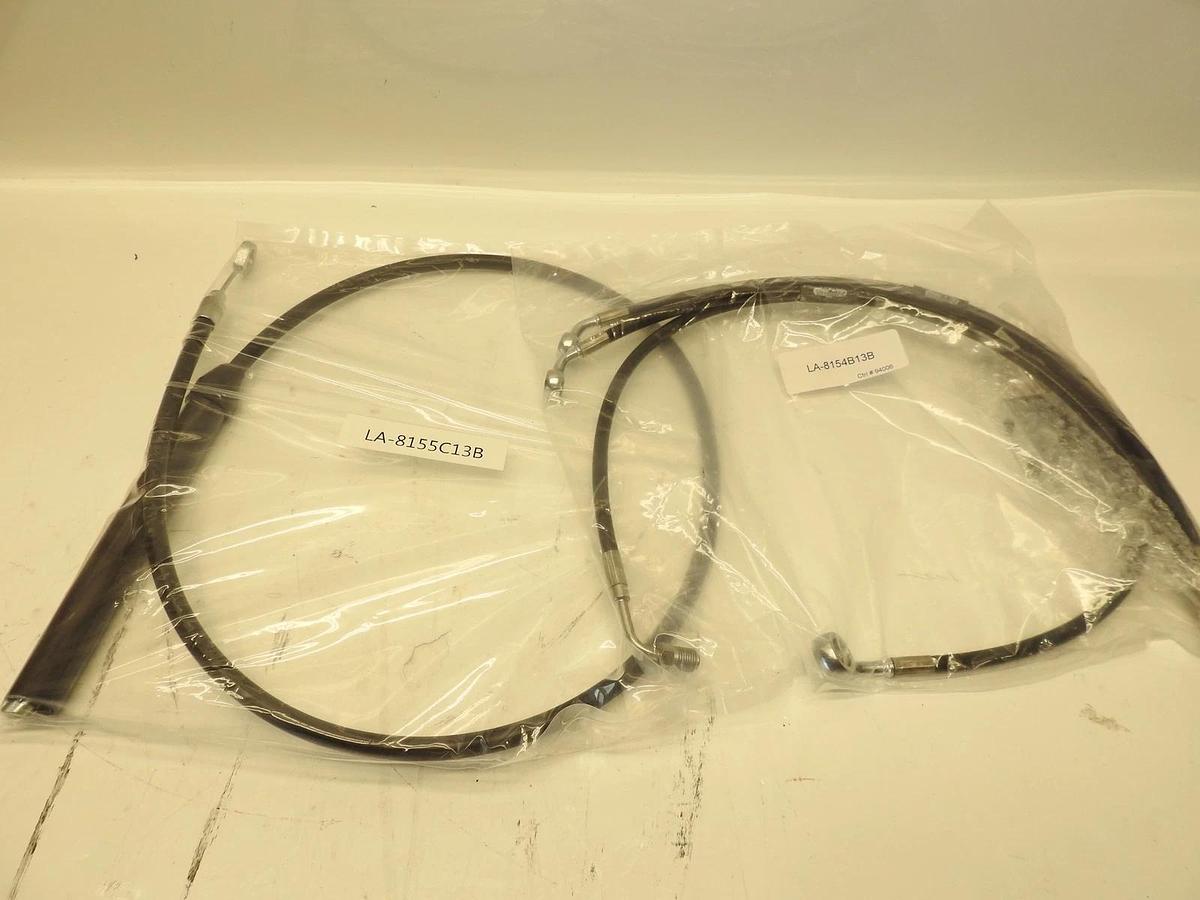 LA Choppers 0662-0862 New Cable Kit - 13" Ape Hanger Handlebars - Black
