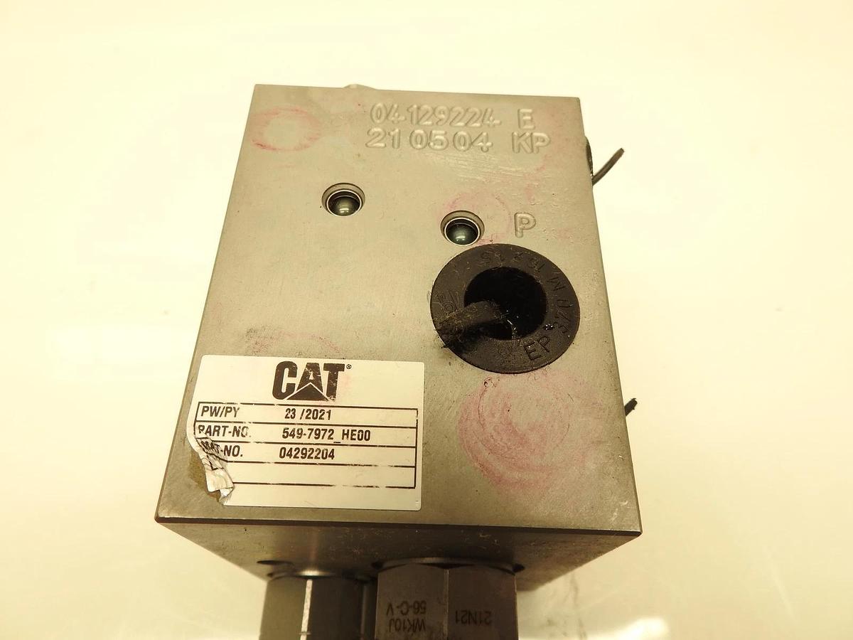New Oem Cat 549-7972: VALVE GP-SOL Fits 320 323 325326 330 335 336 Excavator