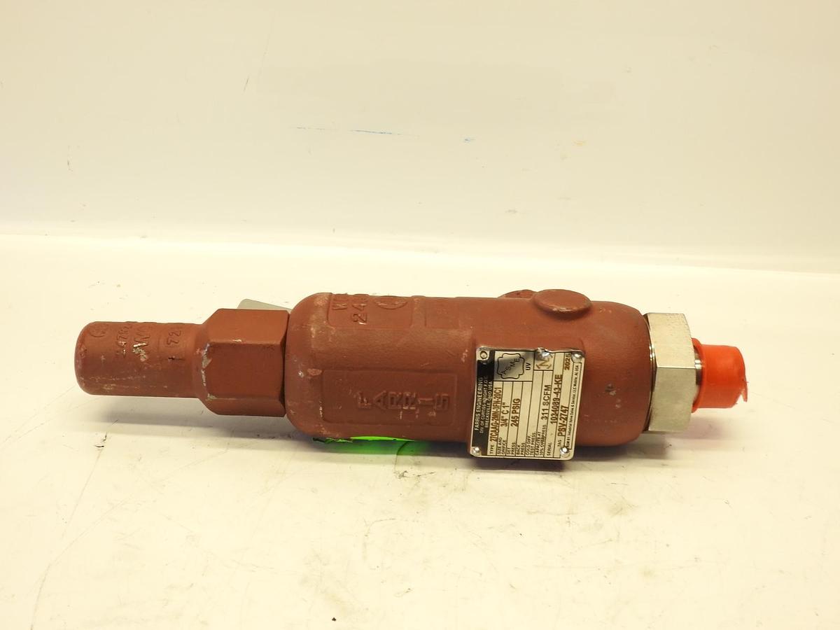 Farris 27CAAG Series 27CAAG-2MN-3FN-20C1 Relief Valve 3/4" C 1"  245 PSIG  PSV-2