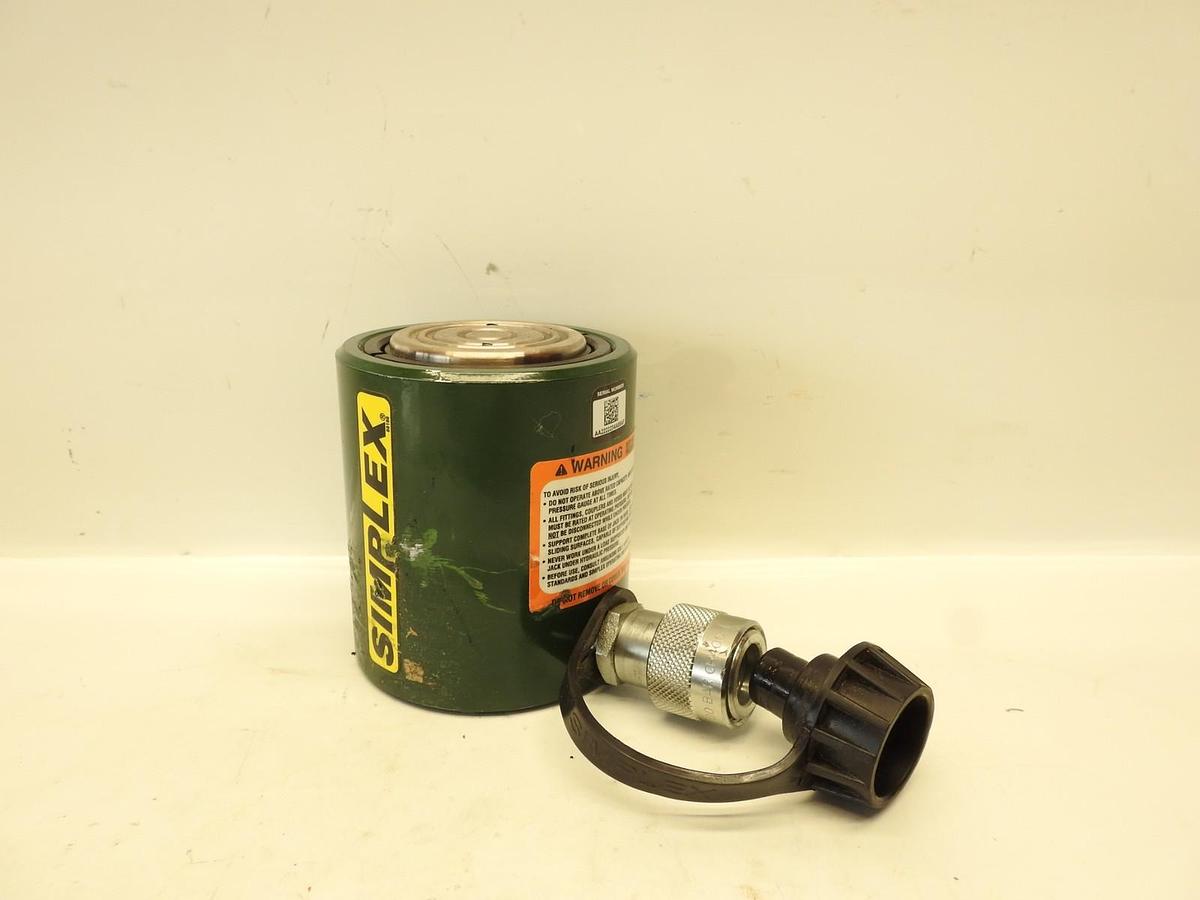 New Simplex RLS302 , 30 Ton Single Acting Hydraulic Cylinder, 2.44" Stroke