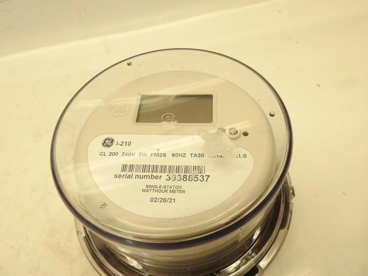 New Oem GE I-210+ Watthour Smart Electric Meter CL200 240V 3W FM2S