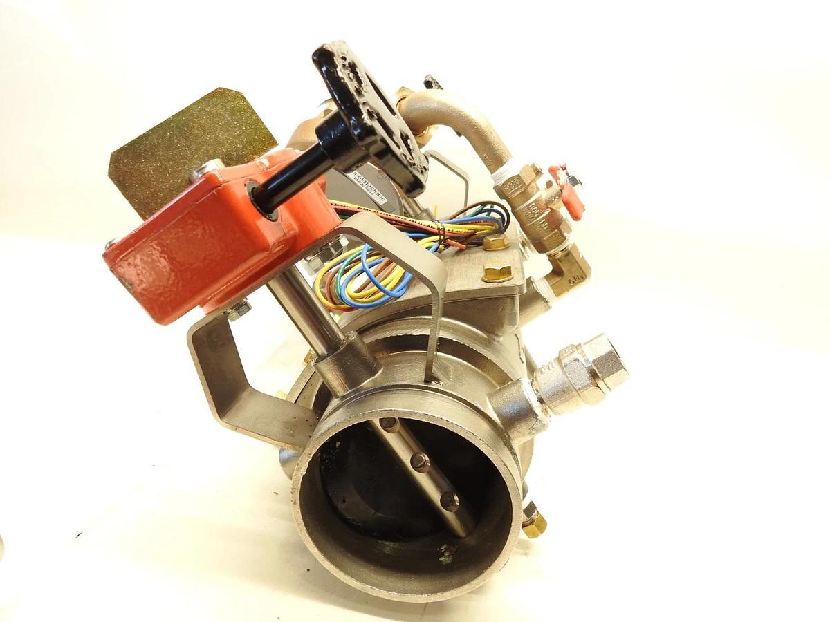New 4" Ames Deringer 50 (RPDA-II) Reduced Pressure Detector Backflow Preventer