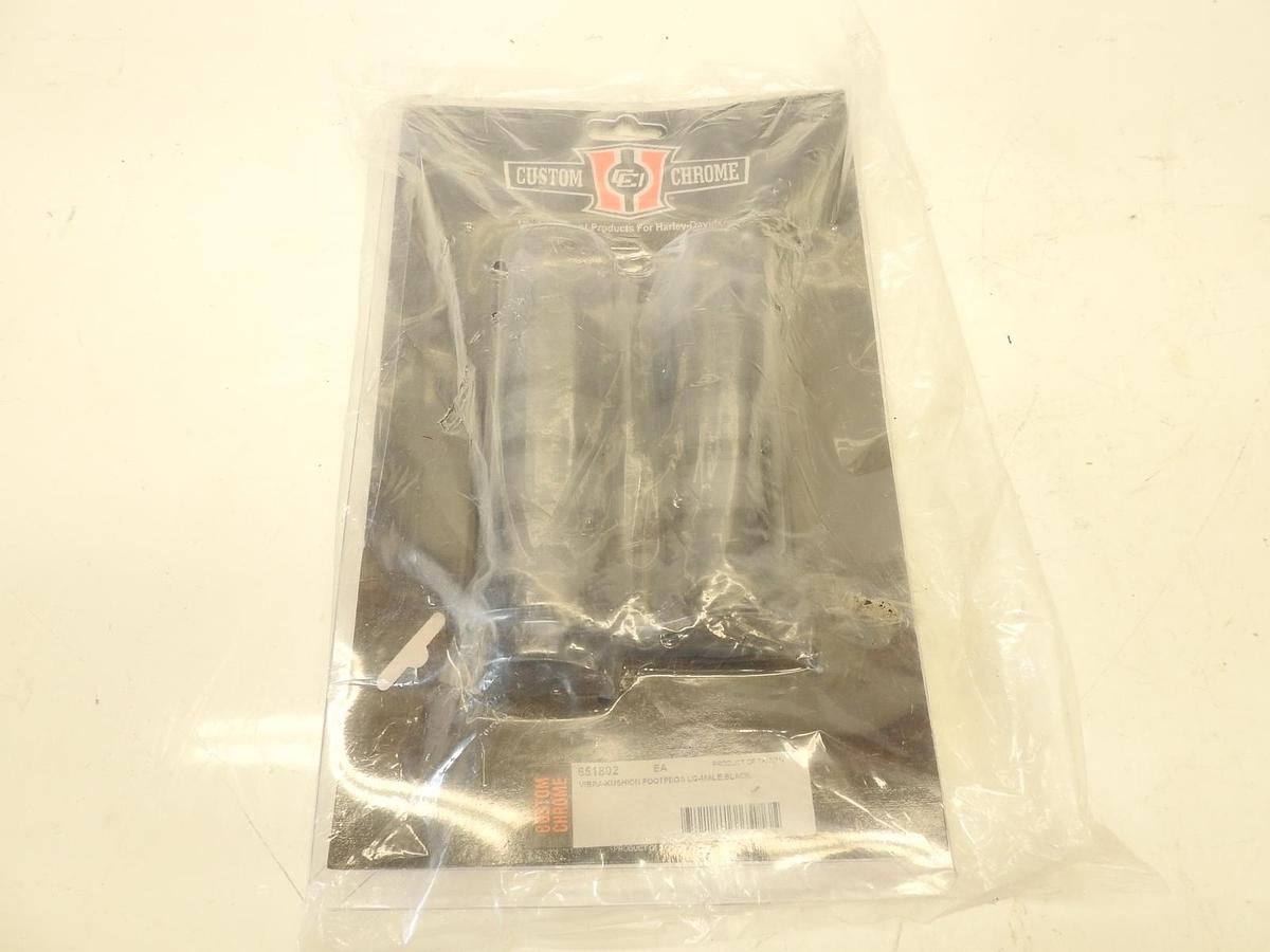 Custom Chrome 651802 Vibra-Kushion Footpegs - Clamp on pegs