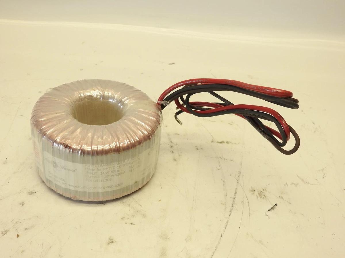 Toroid Autotransformer Input: 346V 60Hz   Output: 255V/800VA    00111209  A9755