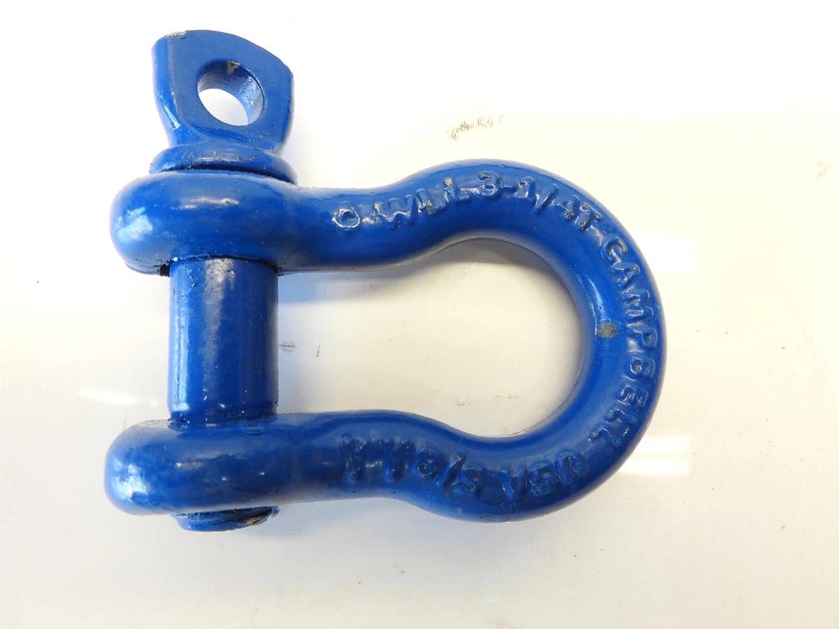Lot Of 8 New Campbell Anchor Shackle, Screw Pin 5/8" Forged Steel 5411005, WLL 3