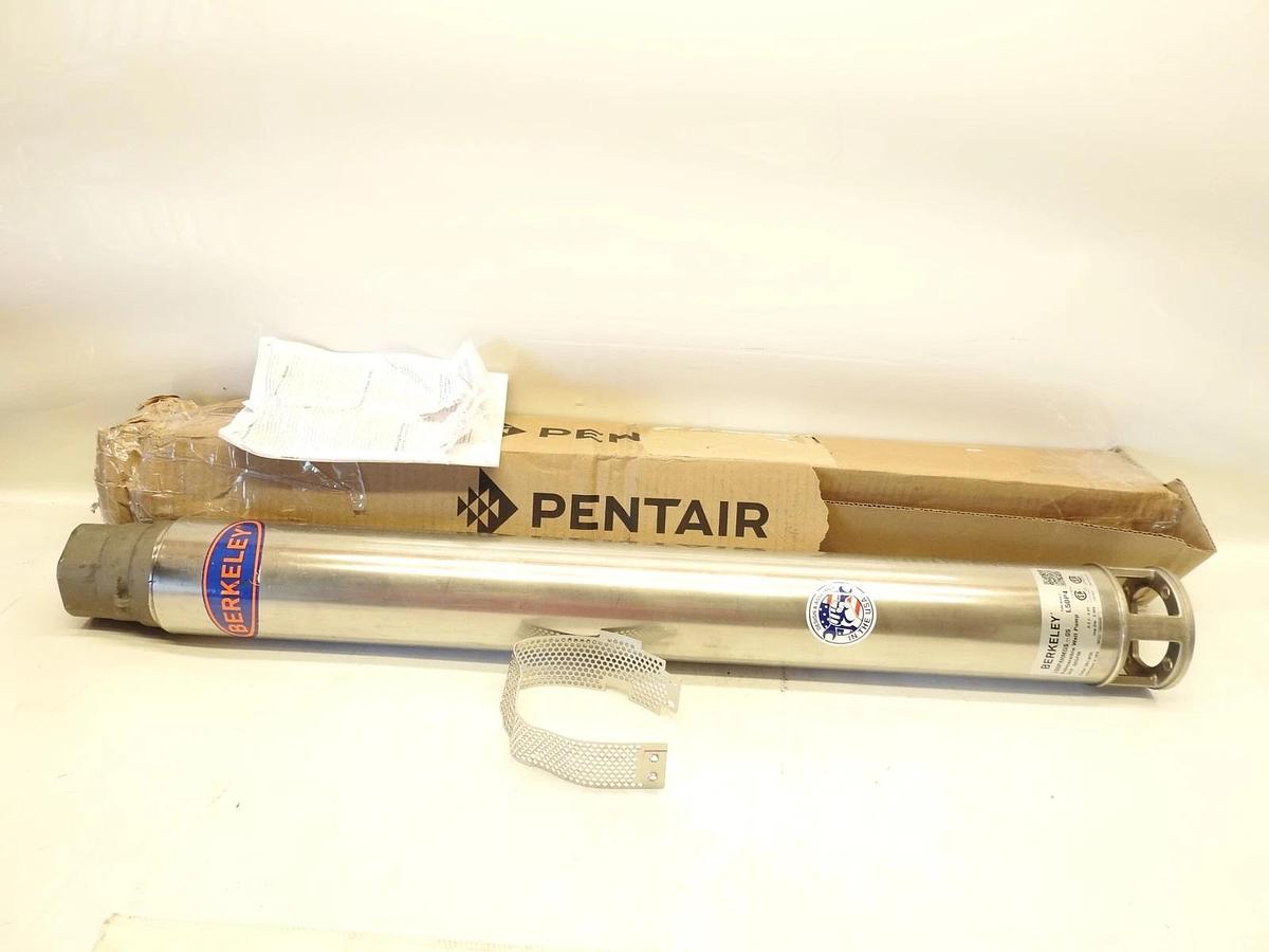 Pentair Berkeley L50P4HMGS-05 4" MS Series Submersible Pump End MS 50GPM 3HP 8ST