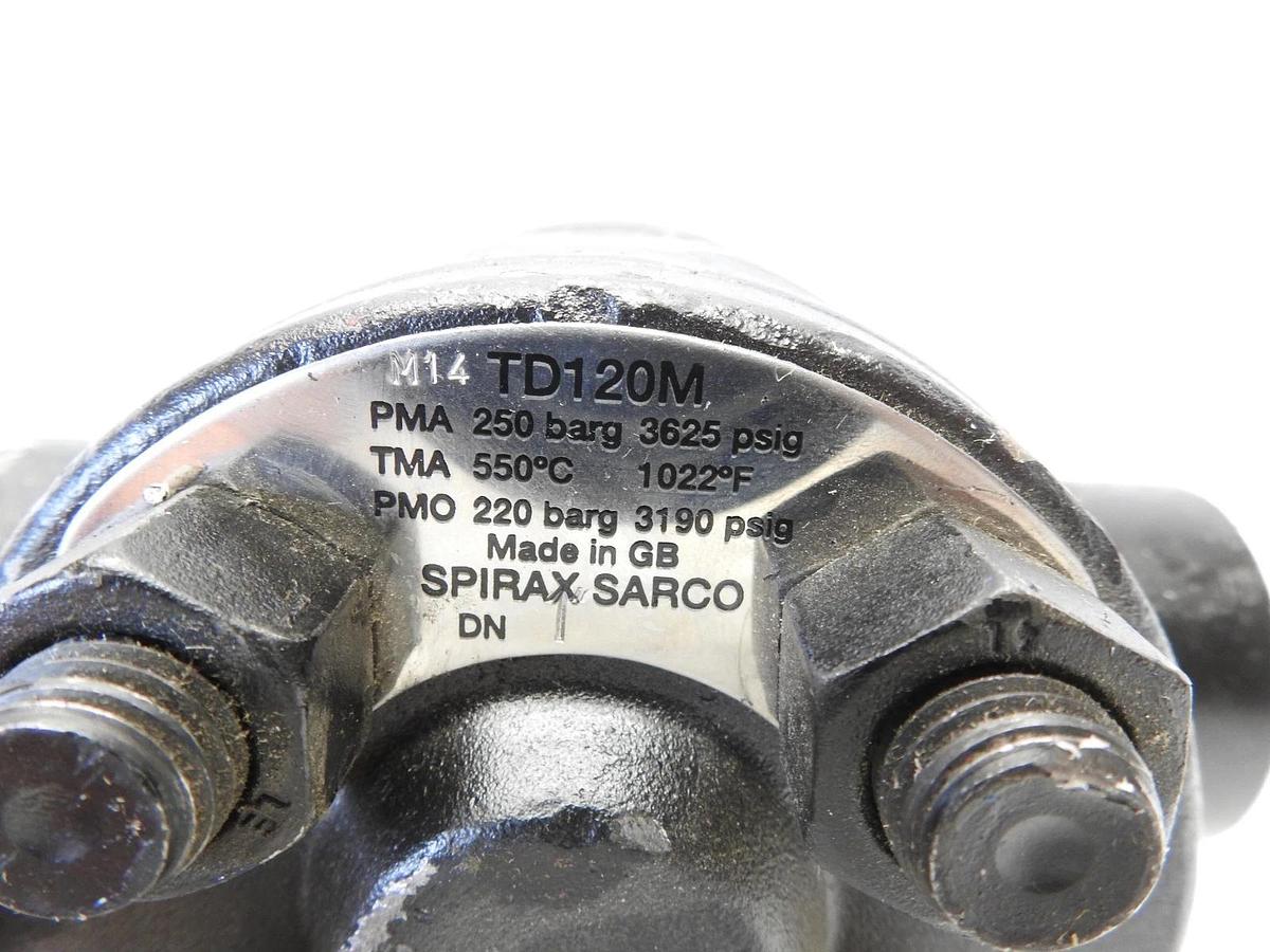 New SPIRAX SARCO TD120M Thermodynamic Steam Trap, 1/2", DN15, 3625 psig, 1022F