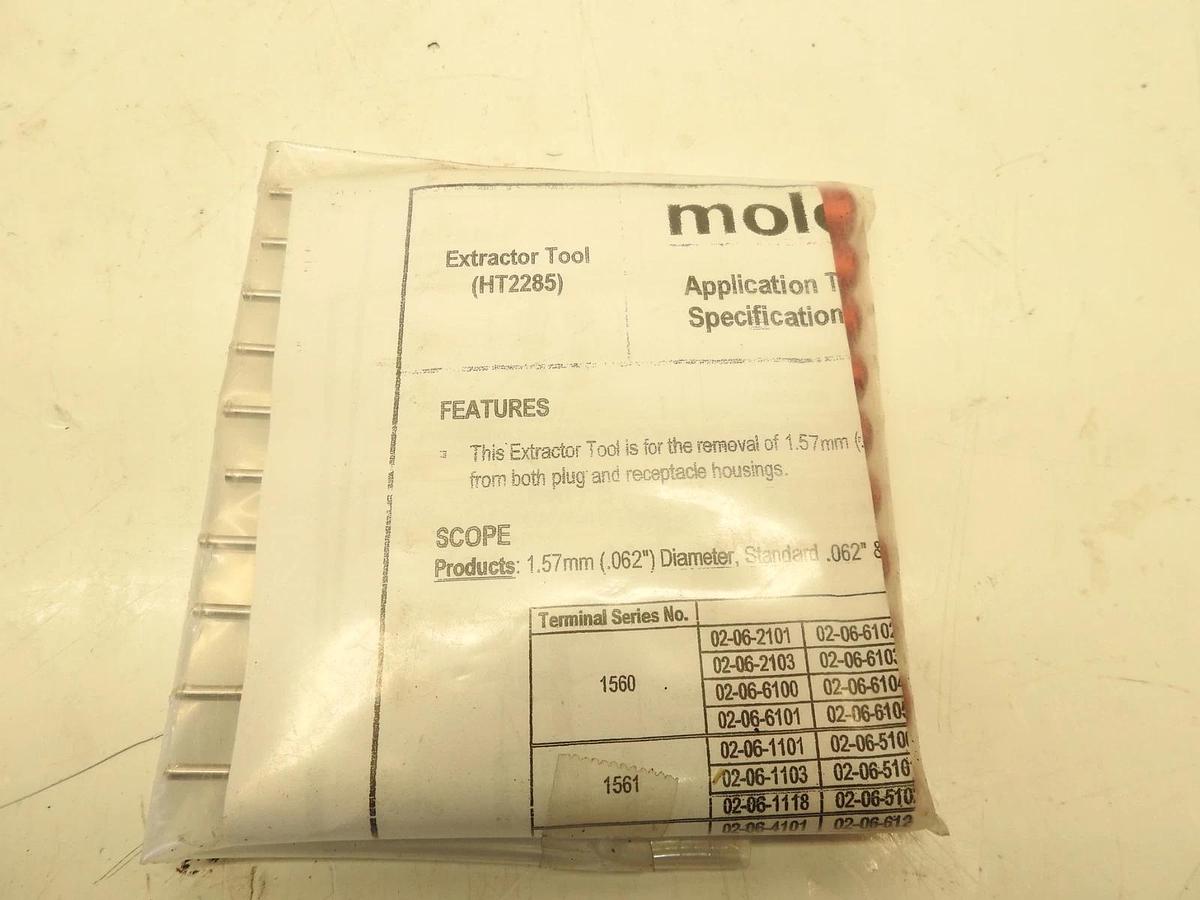 (10-Pk) Molex Socket Crimp Terminal Extraction Removal Tool Red HT2285