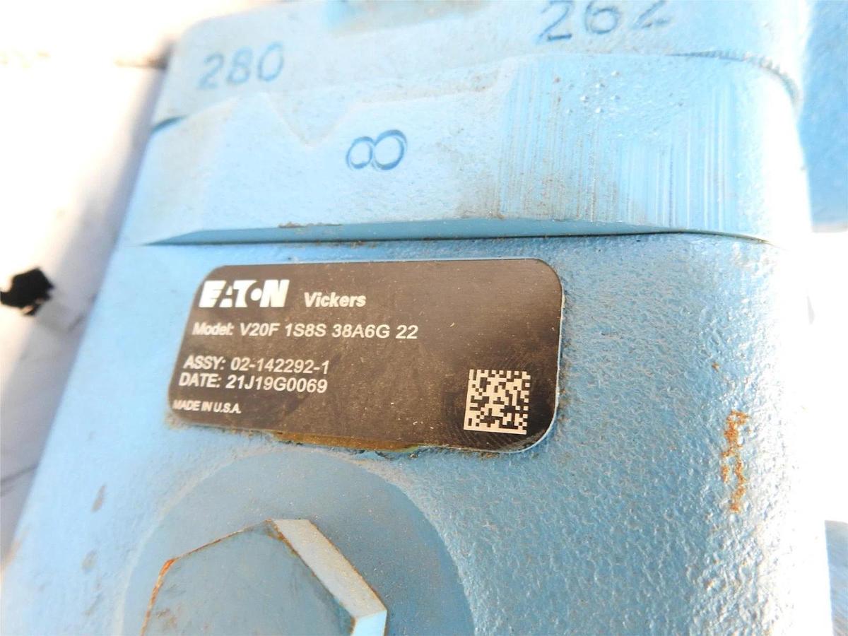 New Oem Eaton Vickers 02-142292-1 Hydraulic Vane Pump V20F 1S8S 38A6G 22