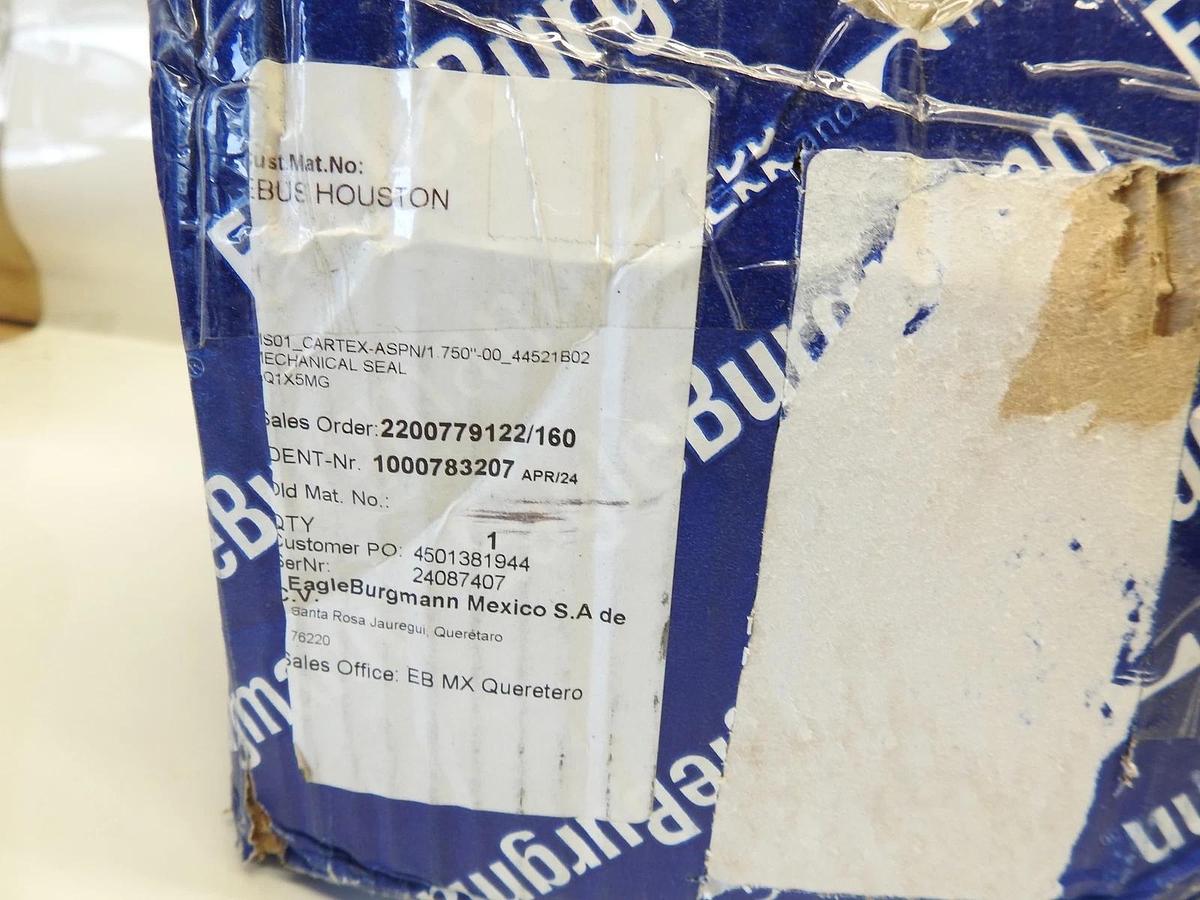 New EAGLE BURGMANN CARTEX-ASPN/1 750"-00_44521B02 MECHANICAL SEAL
