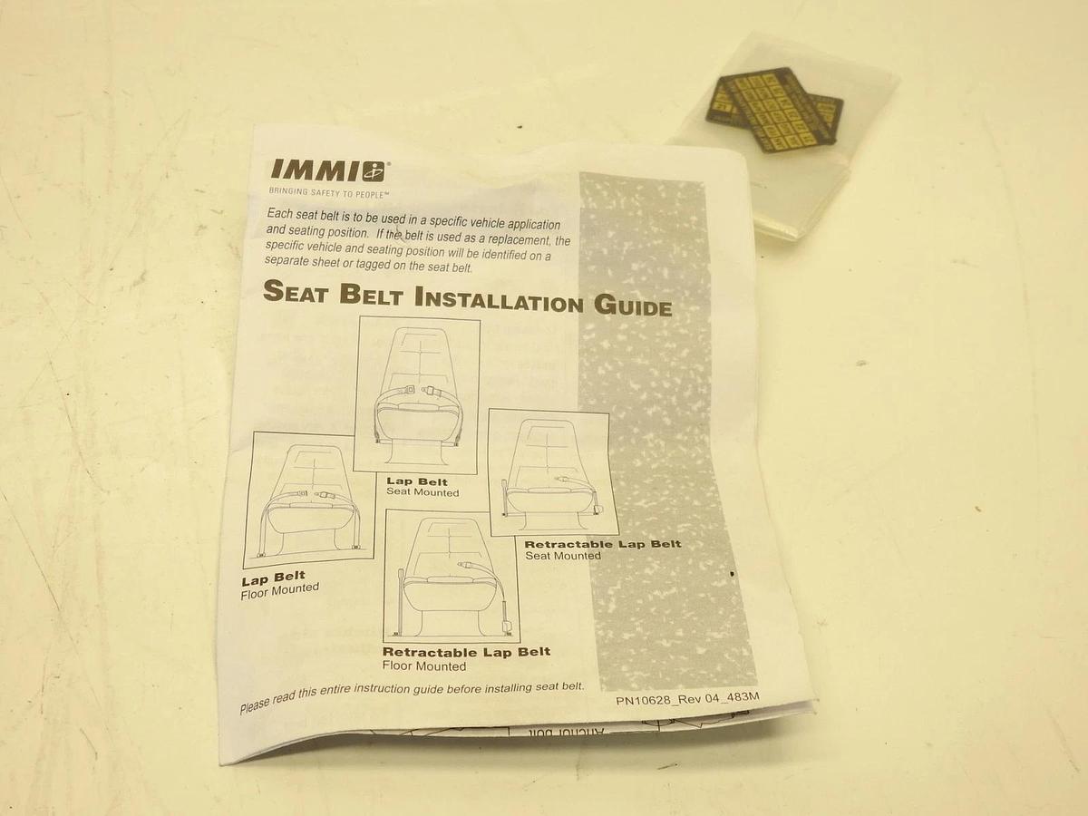 OEM John Deere Seat Belt AT415548 For 260E 337E 437D 444K 524K 544P IMMI A346007