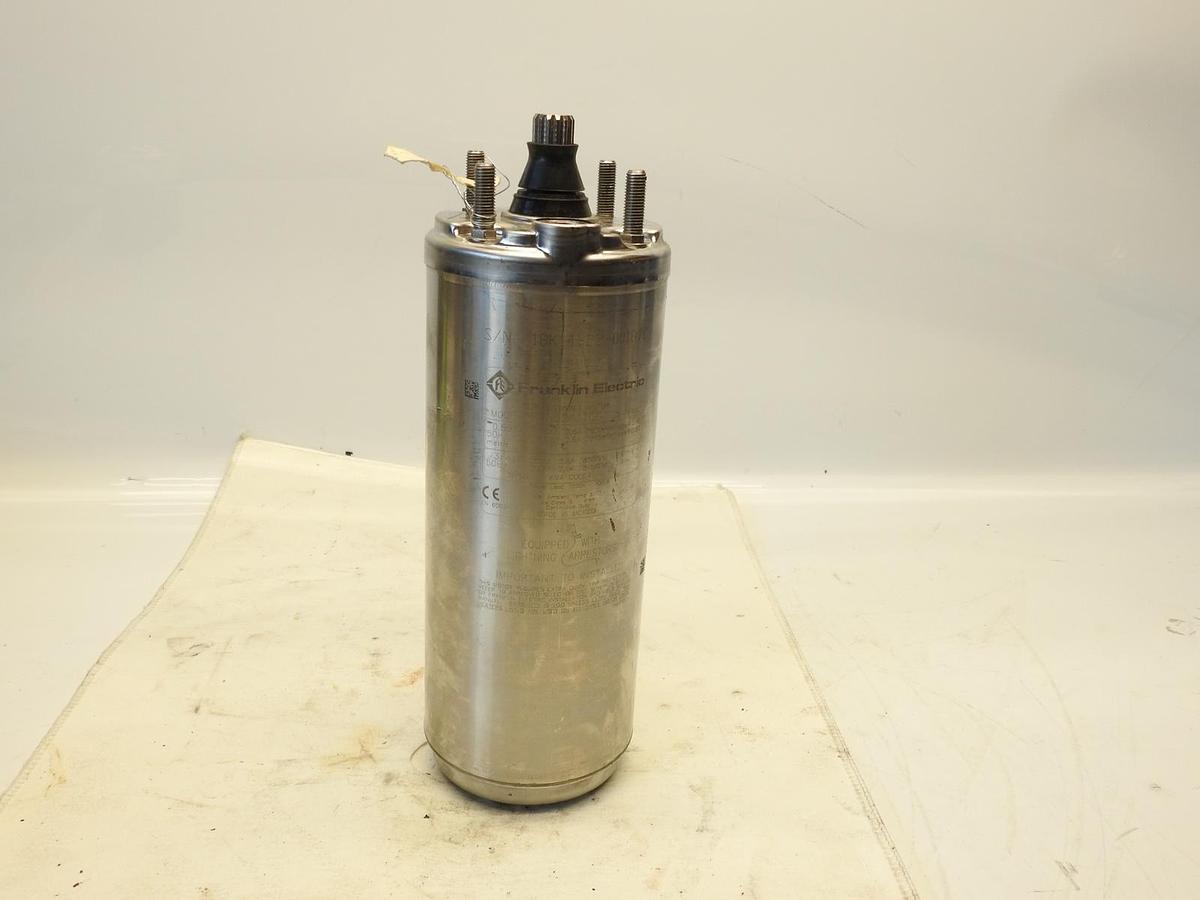Franklin 2345524116 Super Stainless Water Well Motor 4" 3/4 HP 220V 3-Phase (50