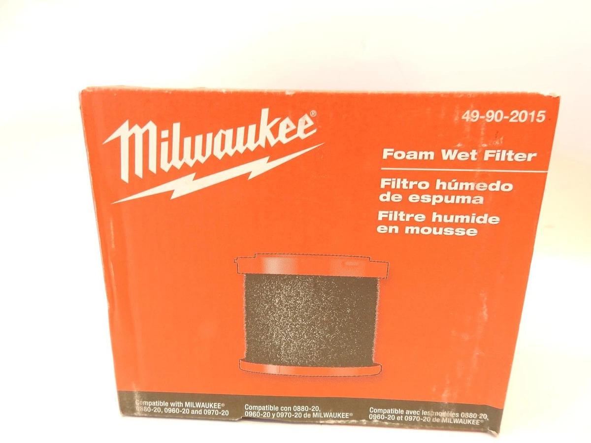 Lot Of 2 Oem Milwaukee 49-90-2015 Foam Wet Filter