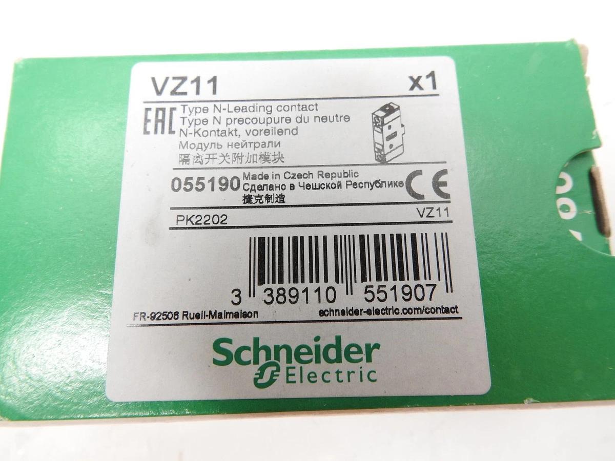 Schneider Electric VZ11 Type N Neutral Block Leading Contact Module