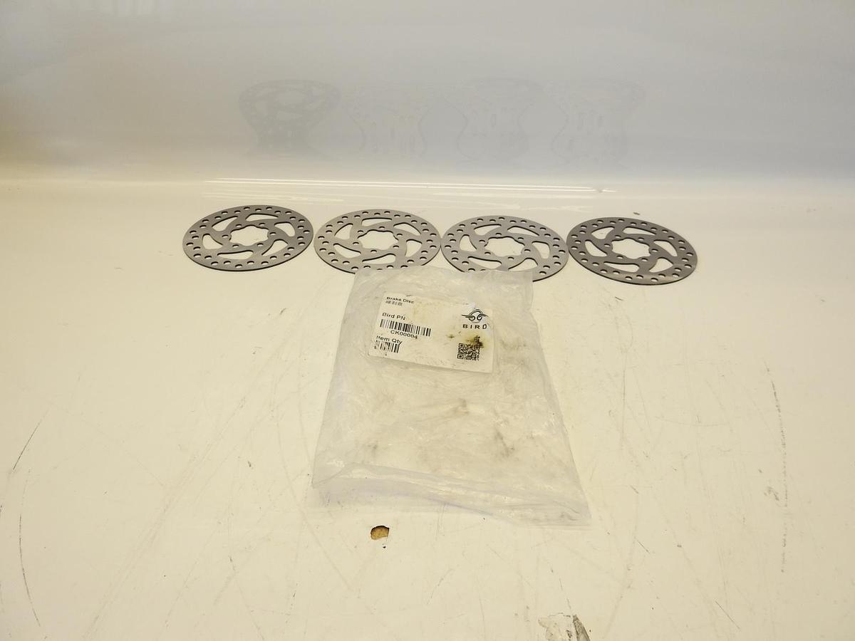 4PK New Genuine Bird Electric Scooter E-Scooter 120mm 6 Bolt Hole Brake Disc Rot