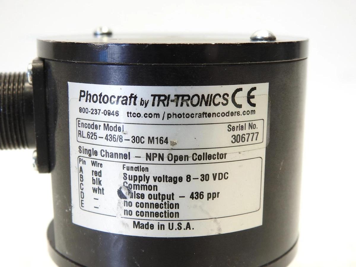 New Photocraft RL.625-436/8-30C M164 Single Channel NPN Open Collector *Black