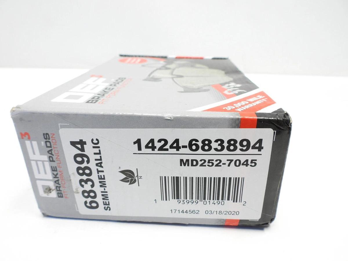 Disc Brake Pad Set-OEF3 Semi-Met Rear Autopart Intl 1424-683894
