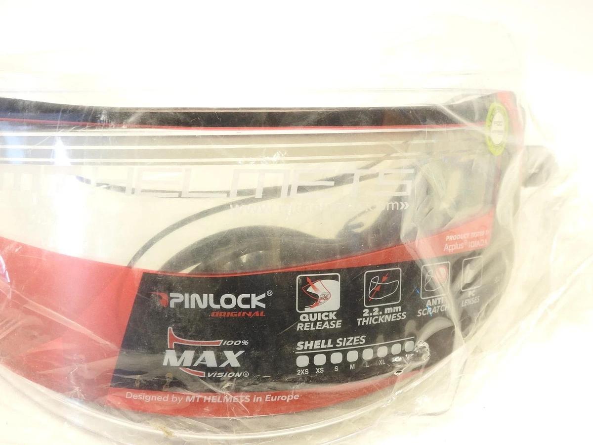 Mt Helmets Outer Electric Lens Atom Clear (Snow) # 8511214 New