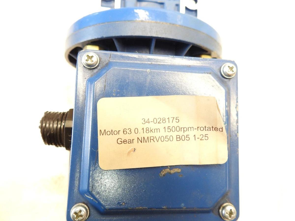HS Motors Spartran HS21030503 EN60034-1 3 Phase Motor Worm ReducerNMRV050 34-028