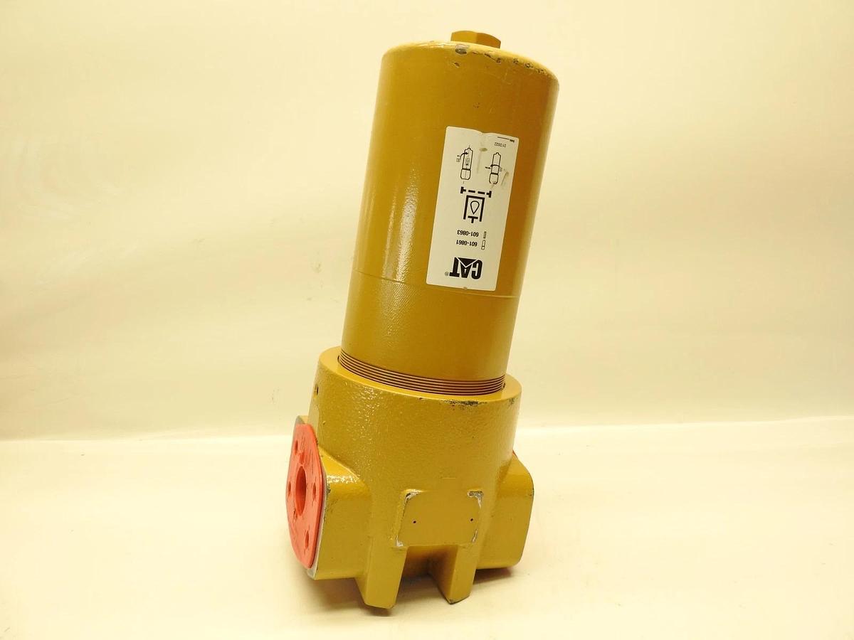 New Genuine Oem Cat 601-0861 601-0863 Engine Oil Filter And Housing