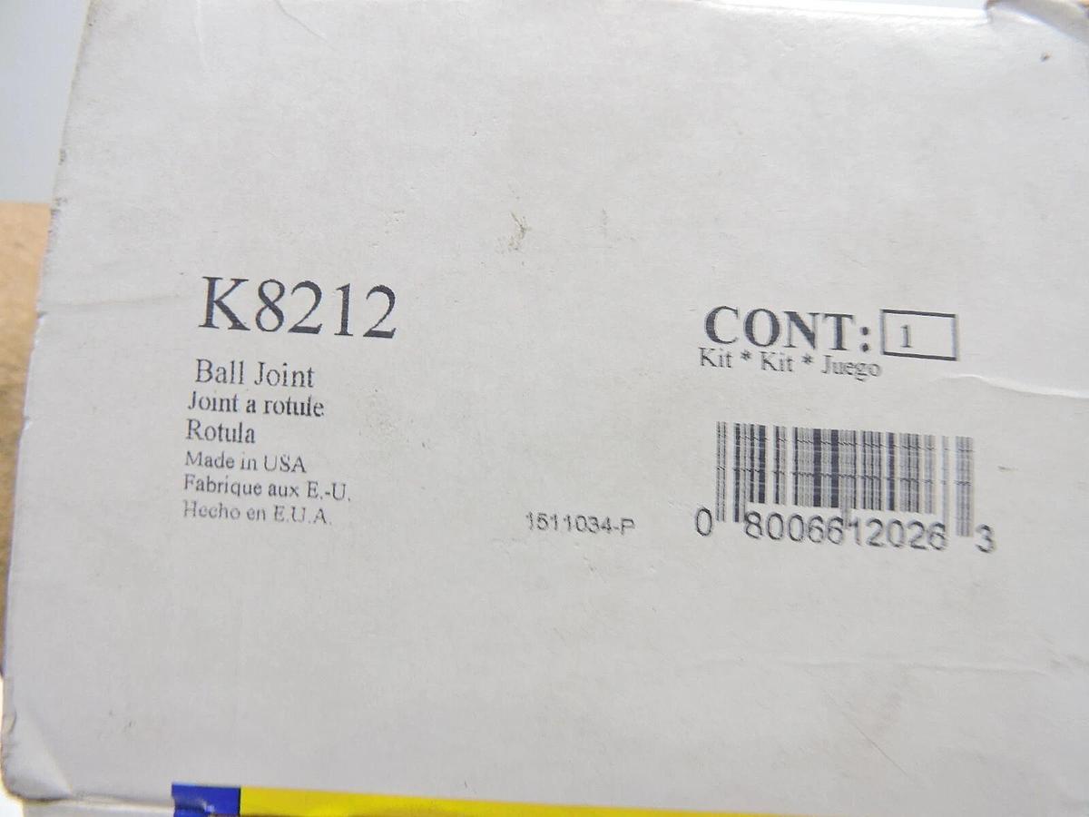 New Moog Ball Joint K8212 SK2740 DS50 B2