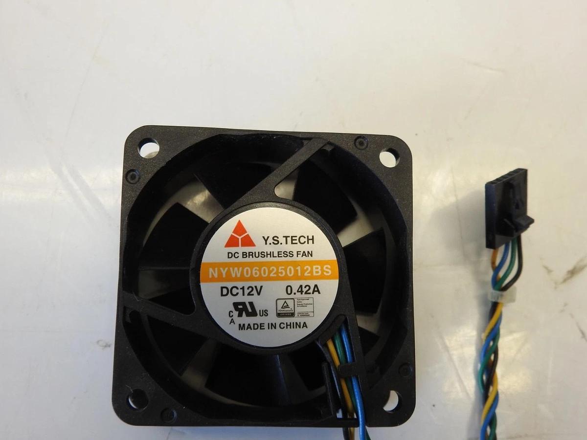 Lot Of 3 Y.S.TECH 6025 NYW06025012BS DC12V 0.42A 6CM cooling fan