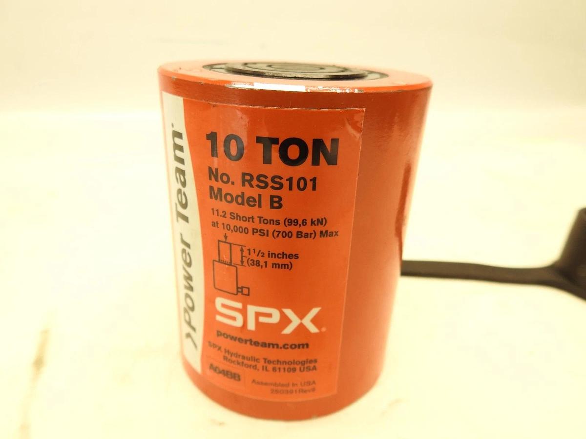 SPX Power Team RSS101 Single Acting and Double Acting Shorty Cylinders, 10 Ton C