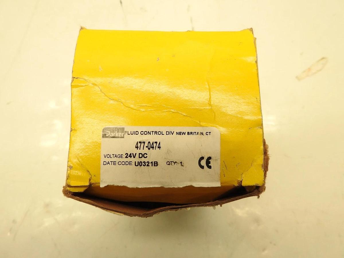 Genuine Parker 477-0474 7121Z040X3 Solenoid Valve