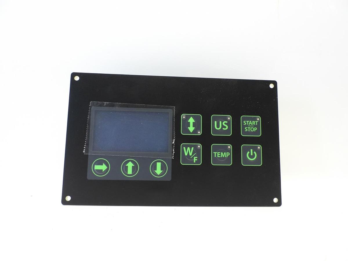 NEW OEM MOT-185 ADVANCED ULTRASONIC CLEANING MACHINE CONTROL SCREEN