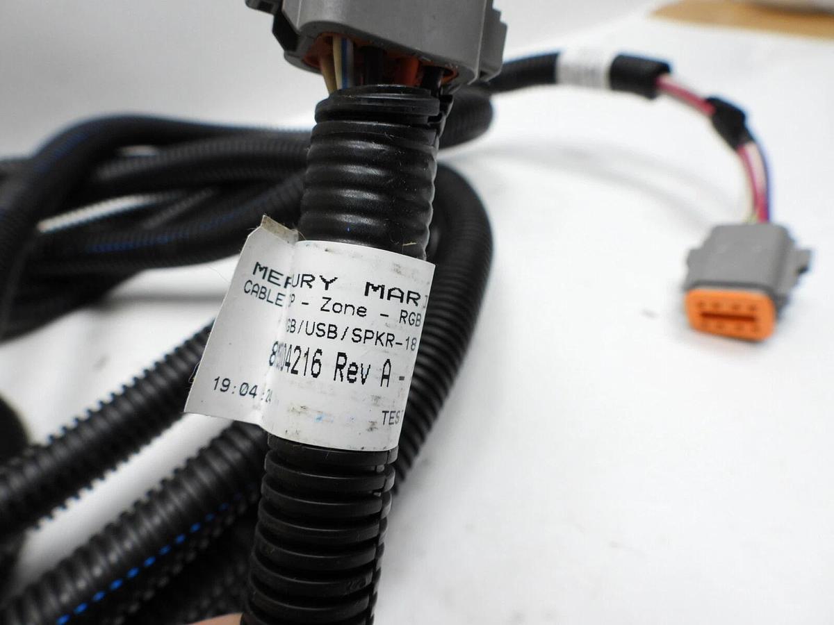 Oem Mercury Marine Plant 22 Cable MCP-ZONE-RGB USB SPKR-8/8-25FT 8M3004216