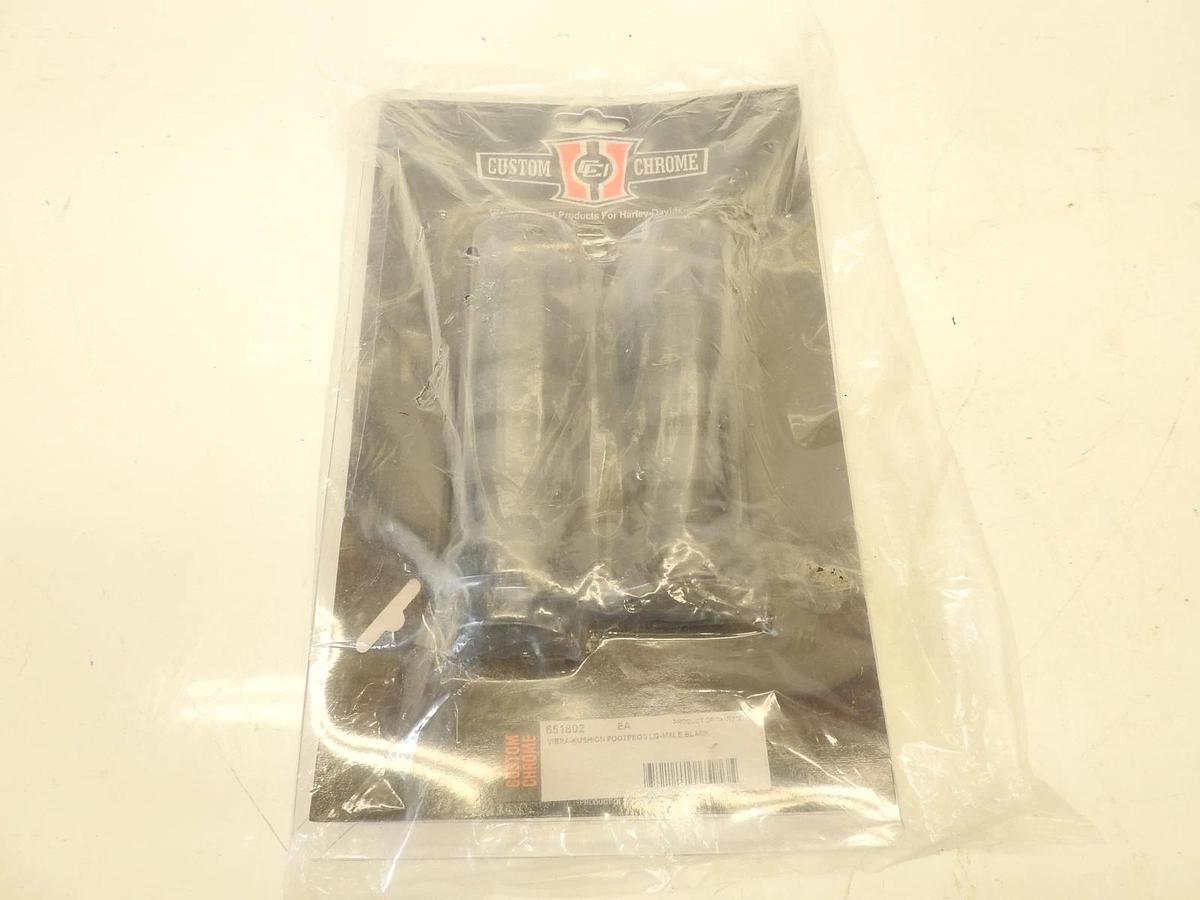 Custom Chrome 651802 Vibra-Kushion Footpegs - Clamp on pegs