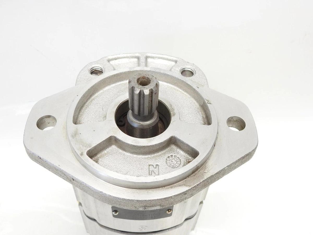New Genuine Oem Parker 3349121837 Tandem Hydraulic Gear Pump