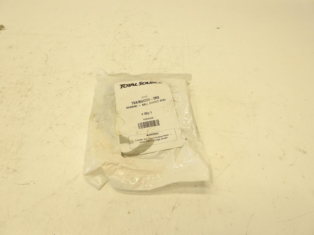 TOTAL SOURCE BG6205-2RS, BULD8/00 BEARING DOUBLE SEALED