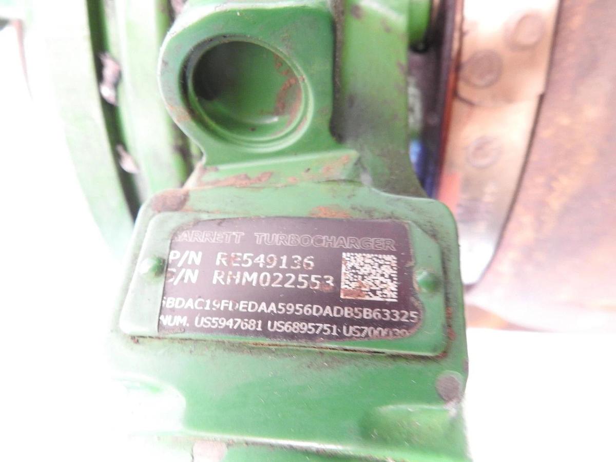 AS IS Oem John Deere RE549136 Garrett DZ118538 DZ120173 Turbo Charger