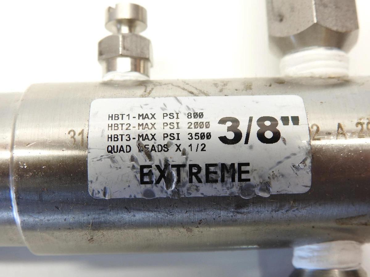 New Stainless Steel 3/8"  Extreme Pneumatic Air valve HT: 113922 W070937-02-A-2