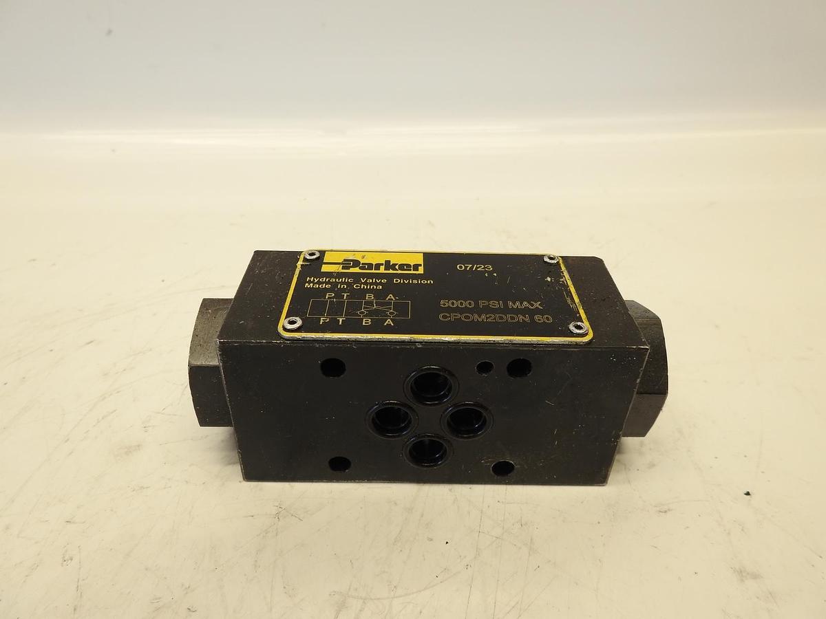 New Oem Parker Cpom2ddn 60 Hydraulic Check Valve 5000 PSI Max