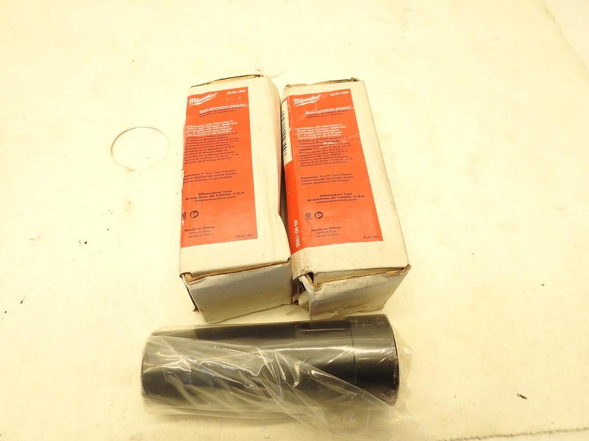 Lot Of 2 Genuine Milwaukee 49-90-1960 Dust Extractor Adapter