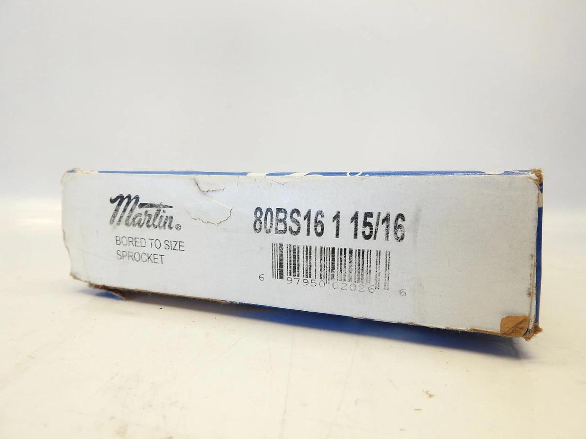 NEW MARTIN 80BS16 CHAIN SPROCKET 1-15/16" BORE