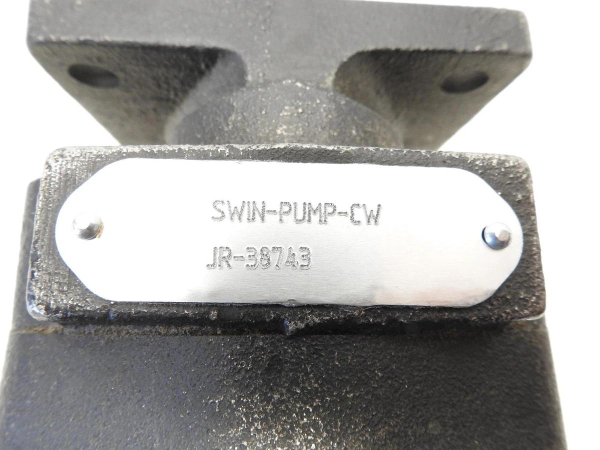 New SWIN-PUMP-CW  JR-38743 Hydraulic Pump 4 Bolt Hole Keyed Shaft