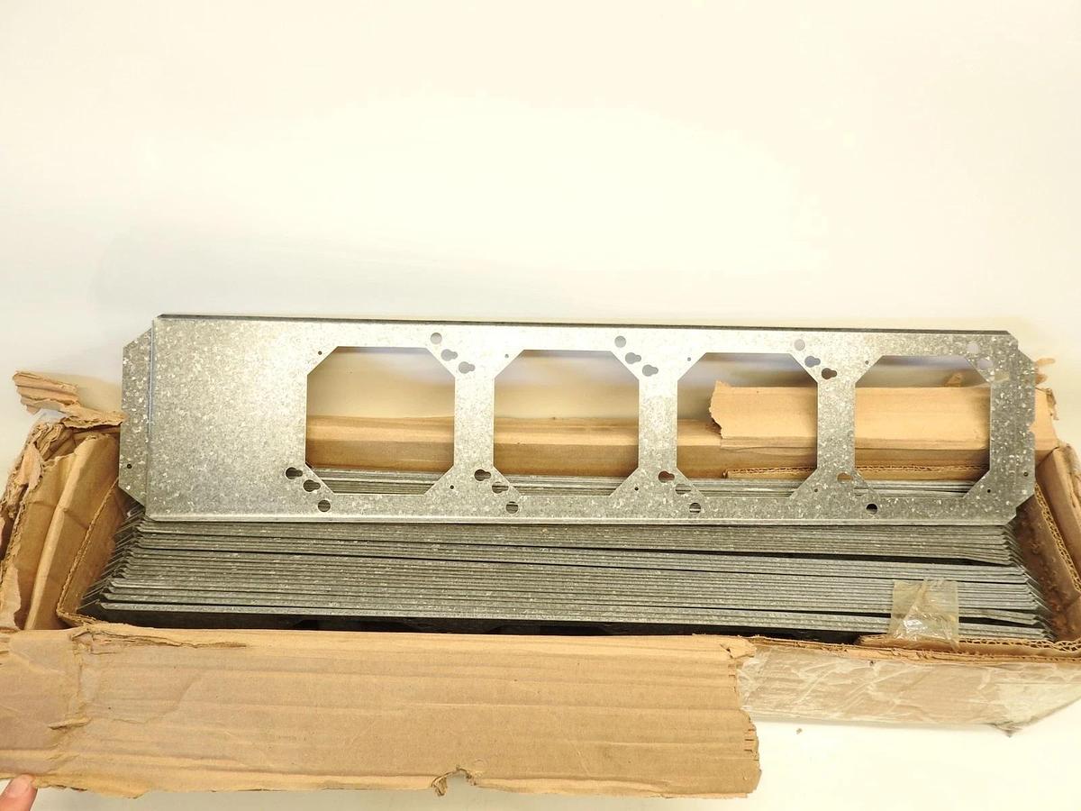 Lot Of 38 Genuine Eaton Cooper Bracket Mtg Box 24In Surf Stl Pre Galv