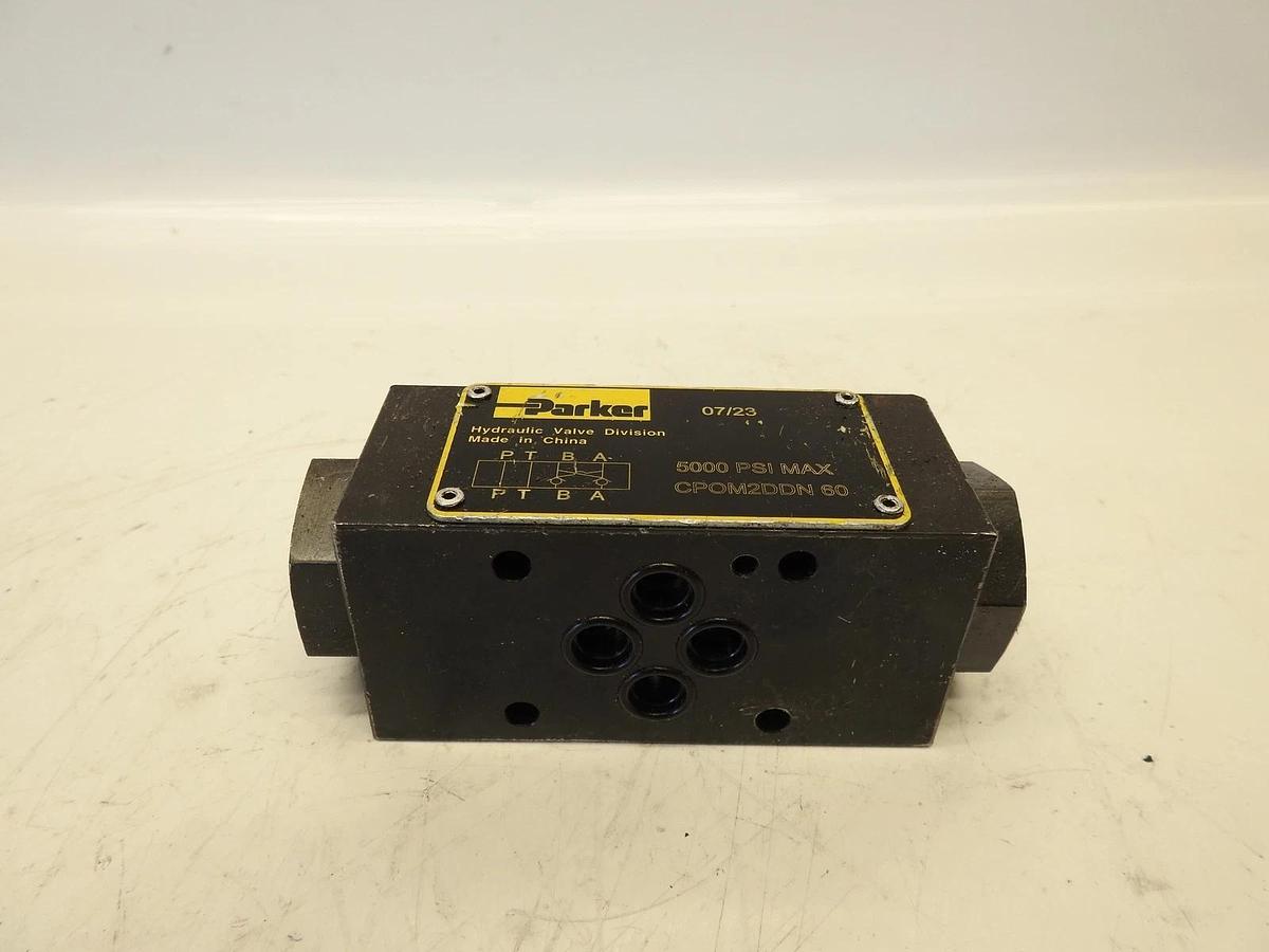New Oem Parker Cpom2ddn 60 Hydraulic Check Valve 5000 PSI Max