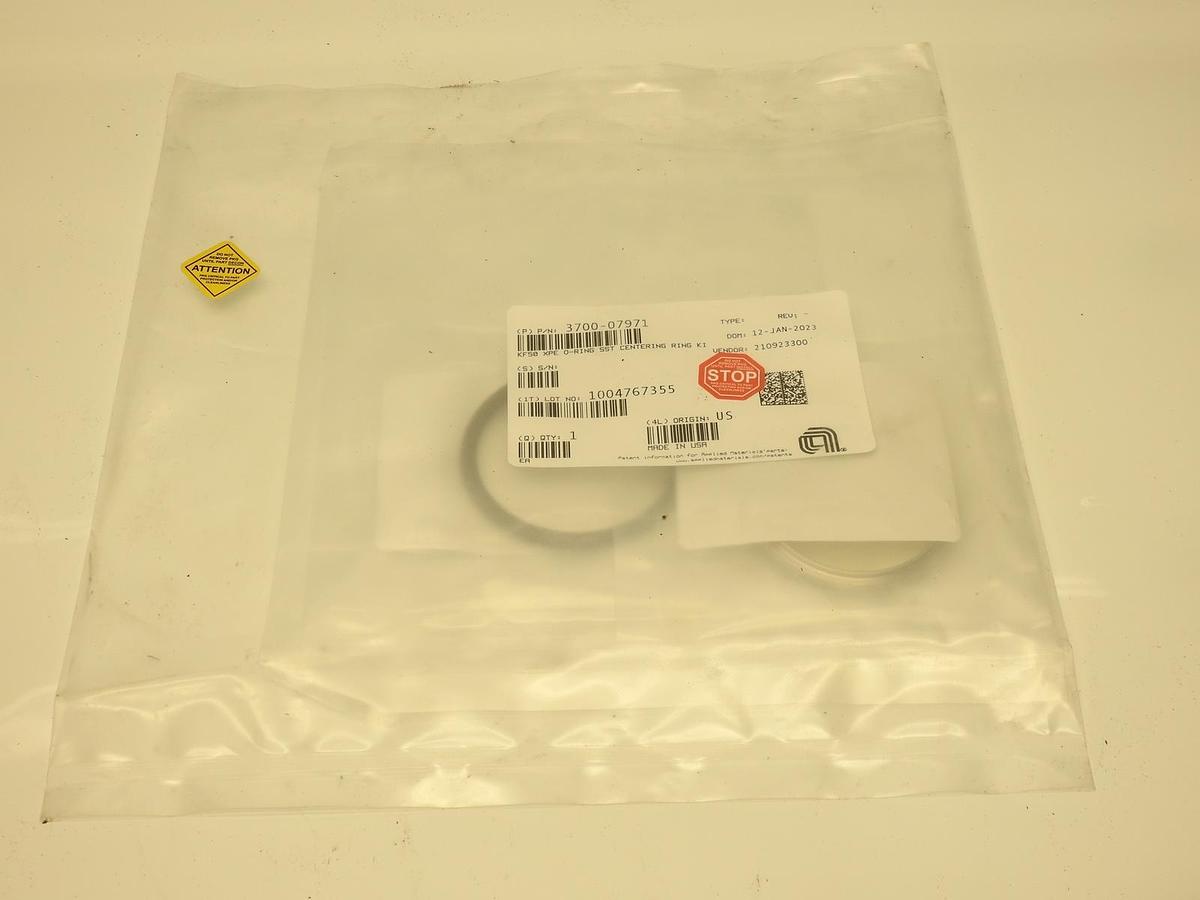 New Genuine Oem AMAT 3700-07971 Applied Material KF50 XPE O-Ring SST Centering R