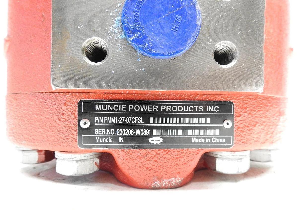 New Genuine Muncie PMM1-27-07CFSL Hydraulic Pump 3000 RPM 27GPM