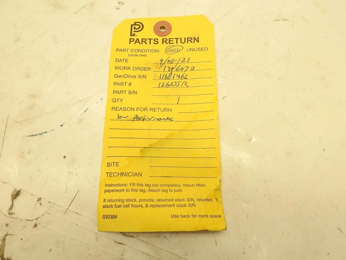 Plug Power Fuel Cell 126555R 60 Cells ST32B201880032 130834
