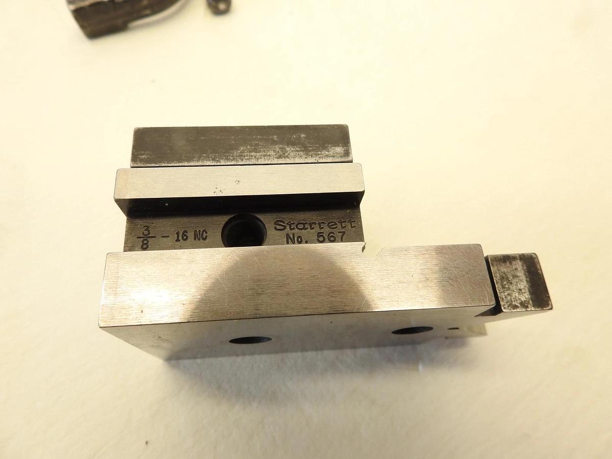 Starrett Precison V Block with Clamp 1-5/16" (33mm) Capacity No. 567