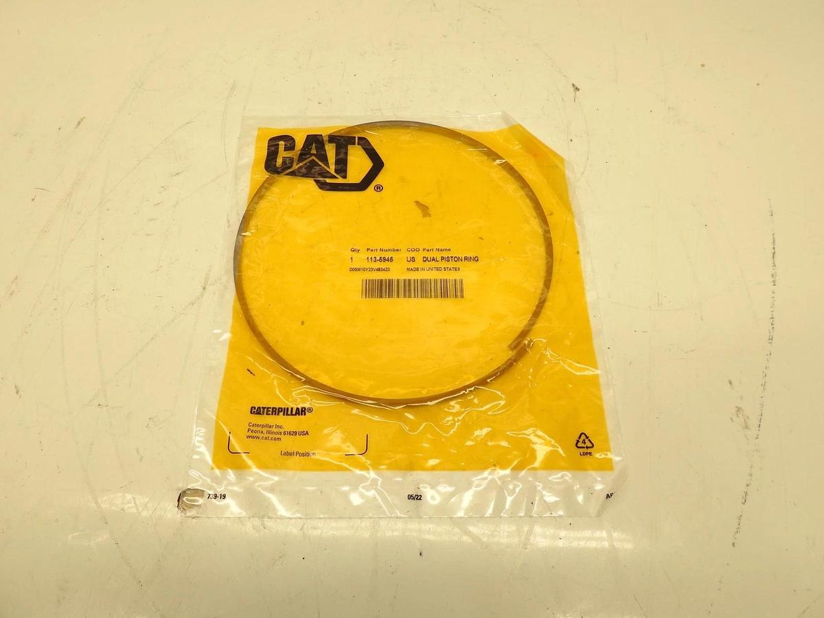 GENUINE OEM CAT 113-5945: 158.75MM OUTER DIAMETER PLASTIC SEAL RING