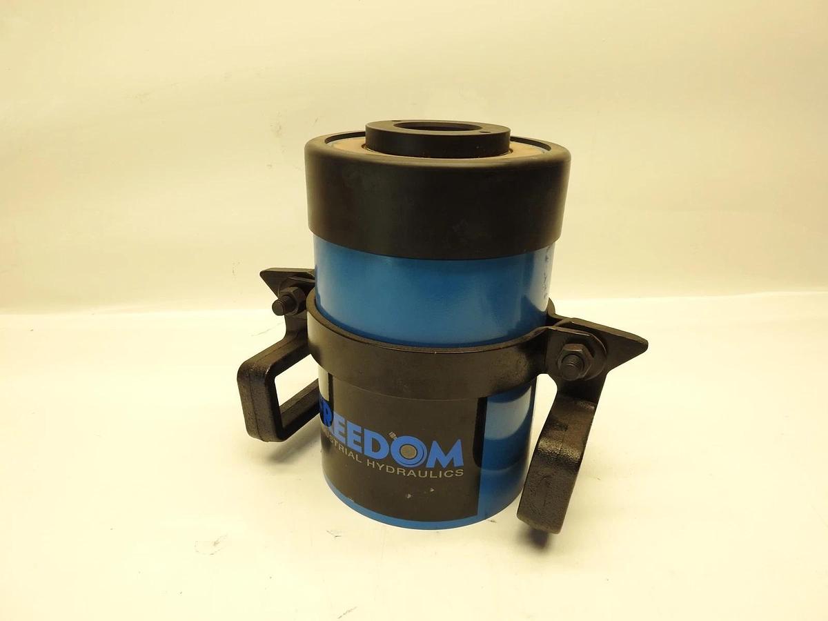 New Freedom Hydraulics SHS603 60 Ton Single Acting Hollow Hole Cylinder, 3.00″ S