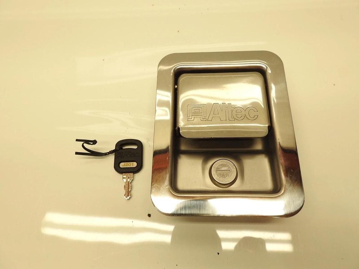 New Oem Altec Stainless Steel Paddle Latch 5.5"*4.25" With Key