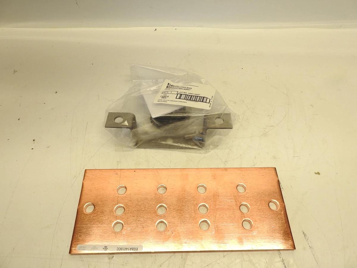 Nvent Genuine Oem Erico EGBA14410CC 1/4X4X10 Ground Busbar